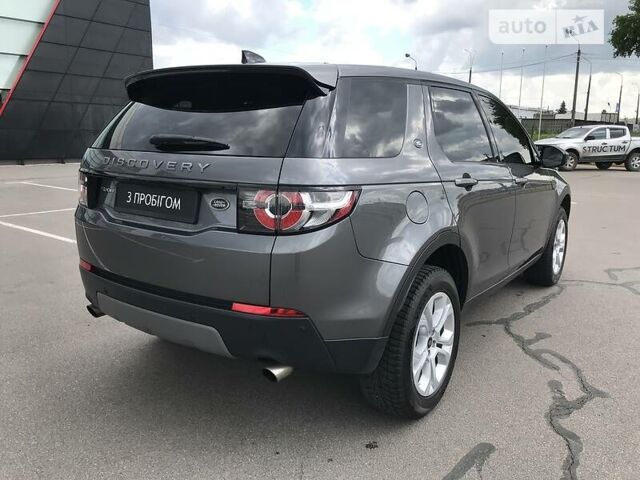 Серый Ленд Ровер Discovery Sport, объемом двигателя 2 л и пробегом 99 тыс. км за 19900 $, фото 6 на Automoto.ua