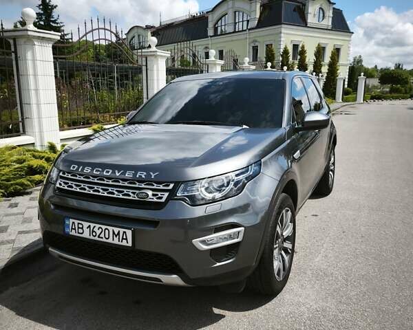 Серый Ленд Ровер Discovery Sport, объемом двигателя 2 л и пробегом 81 тыс. км за 20999 $, фото 9 на Automoto.ua