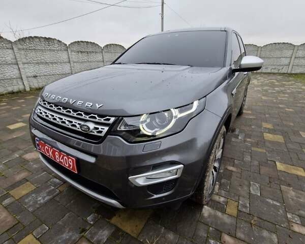 Серый Ленд Ровер Discovery Sport, объемом двигателя 2 л и пробегом 167 тыс. км за 21800 $, фото 1 на Automoto.ua