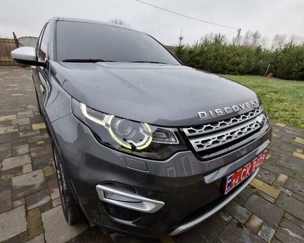 Серый Ленд Ровер Discovery Sport, объемом двигателя 2 л и пробегом 167 тыс. км за 21800 $, фото 2 на Automoto.ua