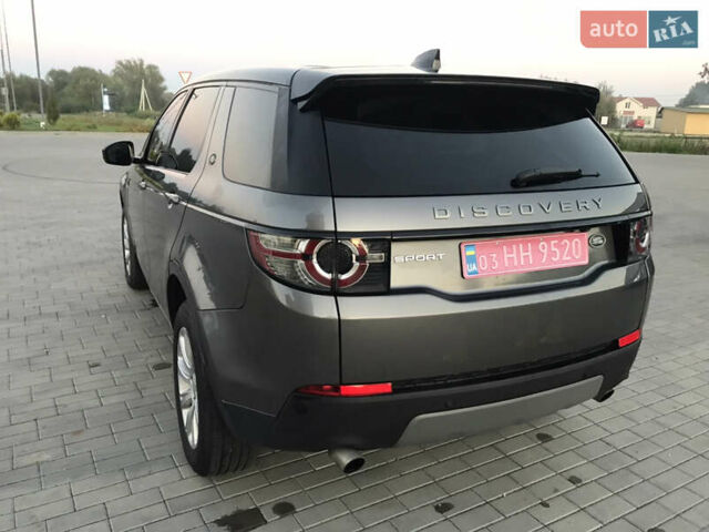 Серый Ленд Ровер Discovery Sport, объемом двигателя 2 л и пробегом 240 тыс. км за 15900 $, фото 8 на Automoto.ua