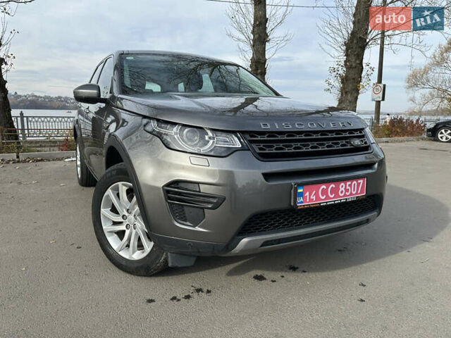 Серый Ленд Ровер Discovery Sport, объемом двигателя 2 л и пробегом 167 тыс. км за 21999 $, фото 6 на Automoto.ua