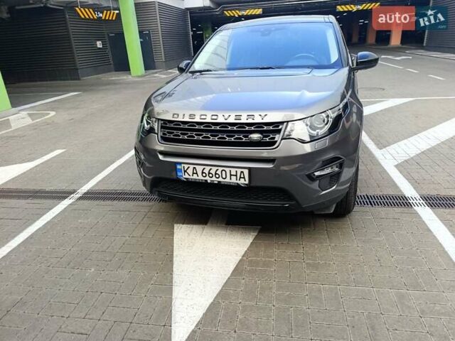 Серый Ленд Ровер Discovery Sport, объемом двигателя 2 л и пробегом 93 тыс. км за 22000 $, фото 7 на Automoto.ua