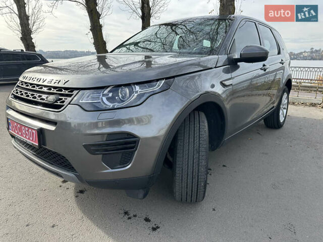 Серый Ленд Ровер Discovery Sport, объемом двигателя 2 л и пробегом 167 тыс. км за 21999 $, фото 7 на Automoto.ua