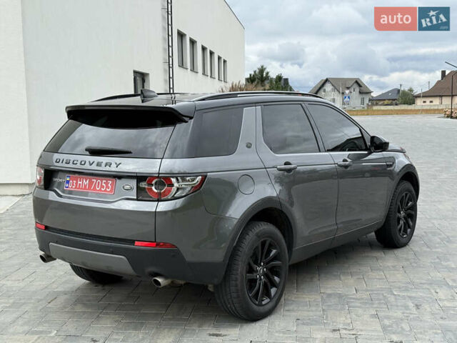 Серый Ленд Ровер Discovery Sport, объемом двигателя 2 л и пробегом 167 тыс. км за 16999 $, фото 7 на Automoto.ua