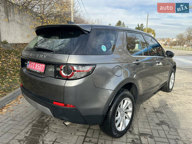 Серый Ленд Ровер Discovery Sport, объемом двигателя 2 л и пробегом 167 тыс. км за 21999 $, фото 15 на Automoto.ua