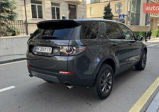 Серый Ленд Ровер Discovery Sport, объемом двигателя 2 л и пробегом 58 тыс. км за 23500 $, фото 7 на Automoto.ua
