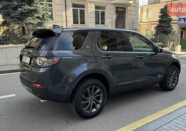 Серый Ленд Ровер Discovery Sport, объемом двигателя 2 л и пробегом 58 тыс. км за 23500 $, фото 6 на Automoto.ua
