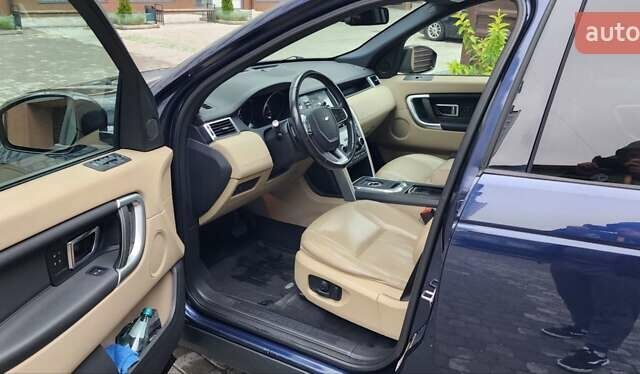 Синій Ленд Ровер Discovery Sport, об'ємом двигуна 2 л та пробігом 205 тис. км за 15450 $, фото 10 на Automoto.ua
