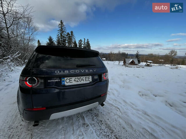 Синий Ленд Ровер Discovery Sport, объемом двигателя 2 л и пробегом 128 тыс. км за 25500 $, фото 2 на Automoto.ua