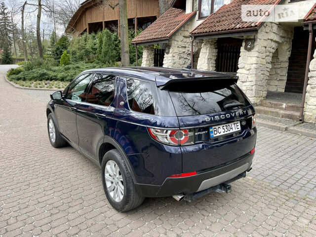 Синій Ленд Ровер Discovery Sport, об'ємом двигуна 2 л та пробігом 150 тис. км за 16100 $, фото 12 на Automoto.ua