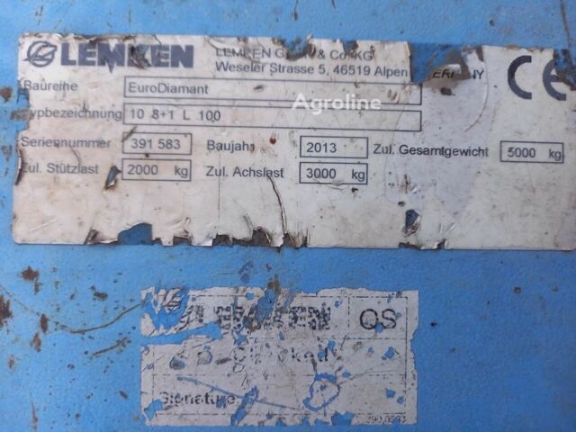 Лемкен Euro Diamant 10, объемом двигателя 0 л и пробегом 0 тыс. км за 31395 $, фото 9 на Automoto.ua