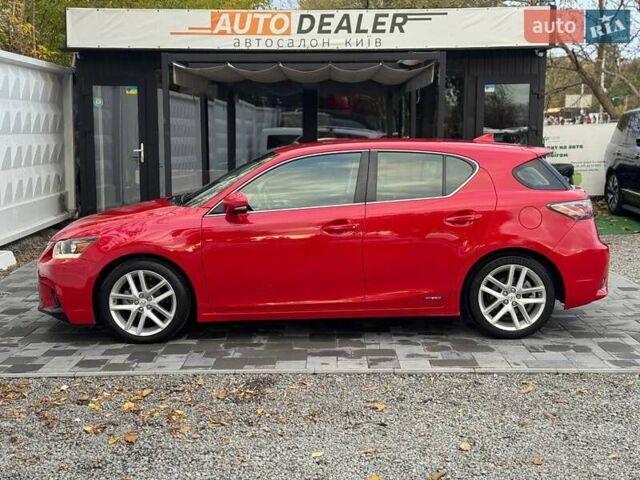 Красный Лексус СТ, объемом двигателя 1.8 л и пробегом 98 тыс. км за 14900 $, фото 4 на Automoto.ua