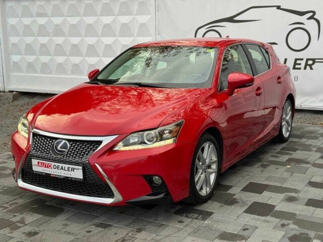 Красный Лексус СТ, объемом двигателя 1.8 л и пробегом 98 тыс. км за 14900 $, фото 2 на Automoto.ua