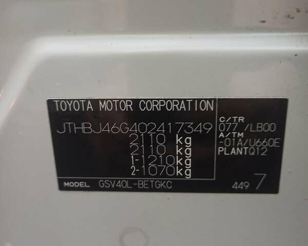 Белый Лексус ЕС, объемом двигателя 3.46 л и пробегом 170 тыс. км за 12222 $, фото 11 на Automoto.ua