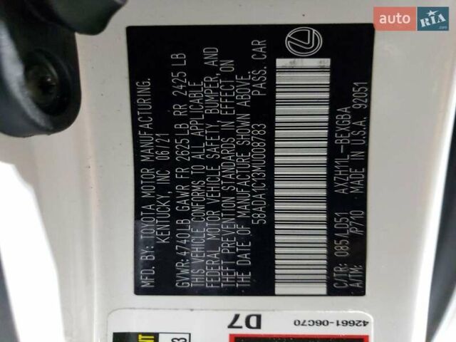 Білий Лексус ЕС, об'ємом двигуна 2.49 л та пробігом 46 тис. км за 15000 $, фото 12 на Automoto.ua