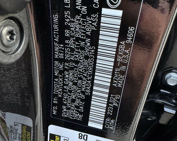 Черный Лексус ЕС, объемом двигателя 2.49 л и пробегом 8 тыс. км за 45700 $, фото 29 на Automoto.ua