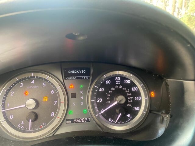 Серый Лексус ЕС, объемом двигателя 3.5 л и пробегом 260 тыс. км за 6200 $, фото 6 на Automoto.ua