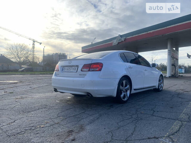 Белый Лексус ГС, объемом двигателя 3 л и пробегом 205 тыс. км за 10900 $, фото 4 на Automoto.ua