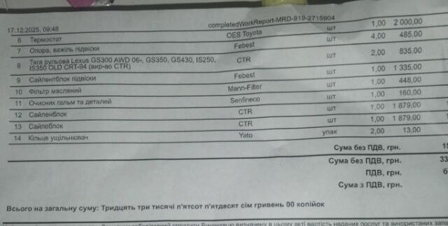 Черный Лексус ГС, объемом двигателя 0 л и пробегом 278 тыс. км за 6779 $, фото 4 на Automoto.ua