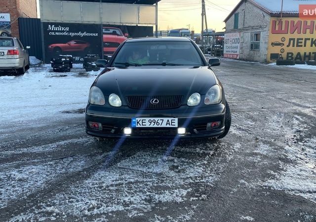 Черный Лексус ГС, объемом двигателя 3 л и пробегом 300 тыс. км за 6000 $, фото 1 на Automoto.ua
