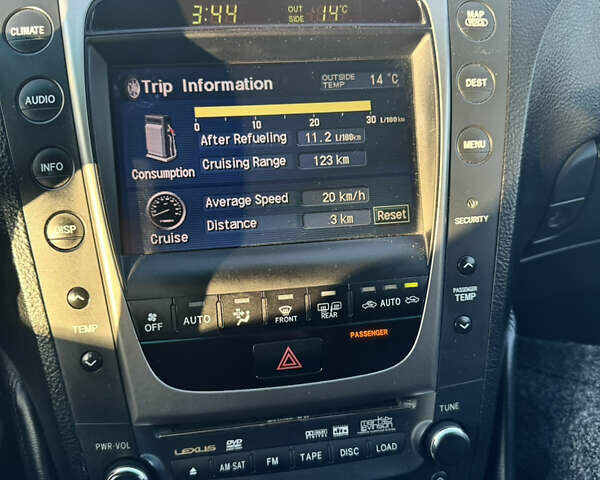 Черный Лексус ГС, объемом двигателя 3 л и пробегом 243 тыс. км за 7700 $, фото 4 на Automoto.ua