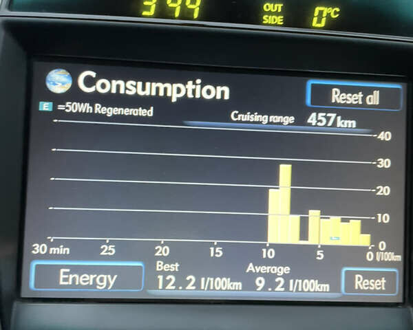 Черный Лексус ГС, объемом двигателя 3.46 л и пробегом 310 тыс. км за 10200 $, фото 11 на Automoto.ua