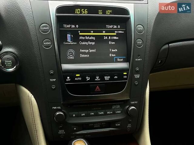 Чорний Лексус ГС, об'ємом двигуна 3 л та пробігом 311 тис. км за 9800 $, фото 22 на Automoto.ua