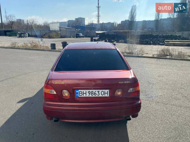 Лексус ГС 1998 у Одесі на Automoto.ua Червоний Лексус ГС, об'ємом двигуна 3 л та пробігом 280 тис. км за 4500 $, фото 7 на Automoto.ua