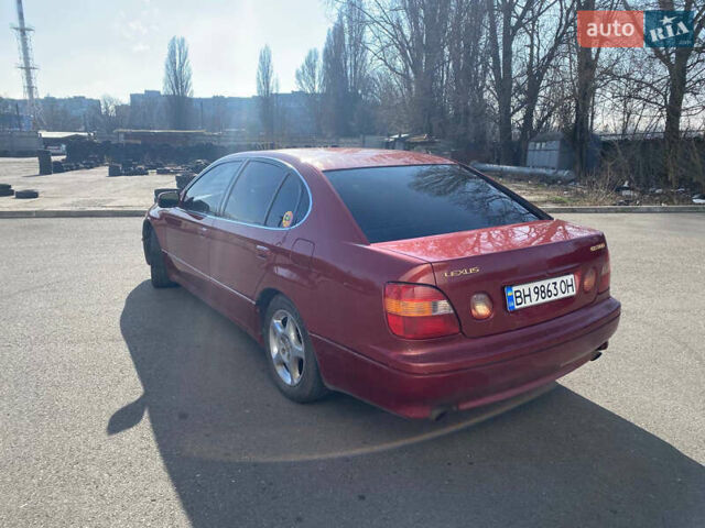Лексус ГС 1998 у Одесі на Automoto.ua Червоний Лексус ГС, об'ємом двигуна 3 л та пробігом 280 тис. км за 4500 $, фото 2 на Automoto.ua