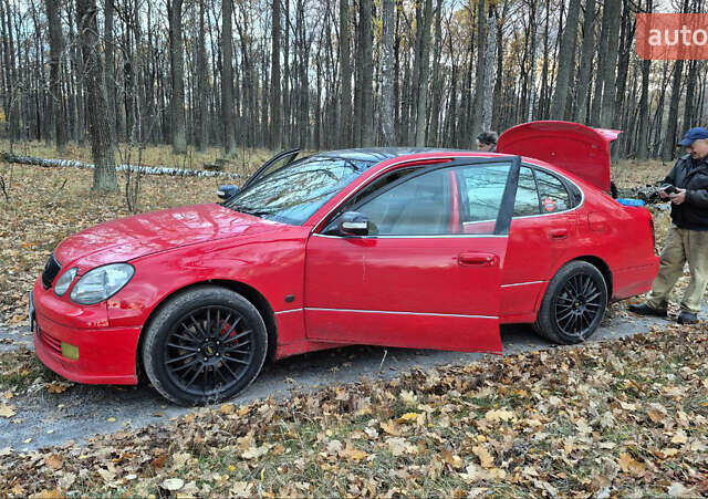 Красный Лексус ГС, объемом двигателя 3 л и пробегом 316 тыс. км за 5900 $, фото 18 на Automoto.ua