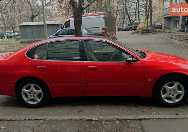 Красный Лексус ГС, объемом двигателя 3 л и пробегом 316 тыс. км за 5900 $, фото 2 на Automoto.ua