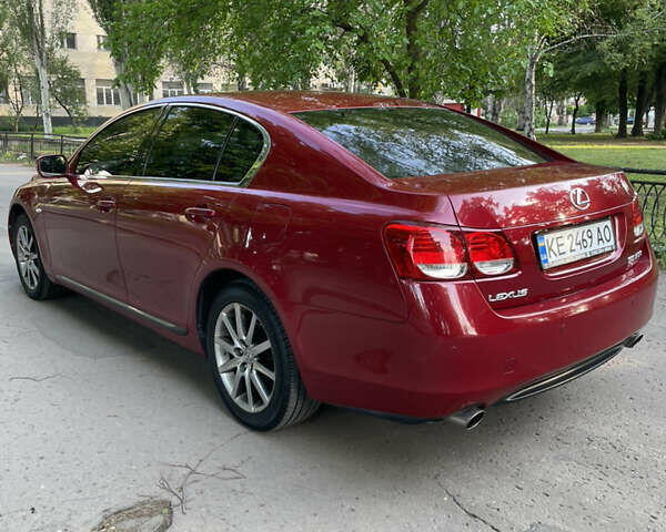 Красный Лексус ГС, объемом двигателя 3 л и пробегом 223 тыс. км за 9799 $, фото 2 на Automoto.ua