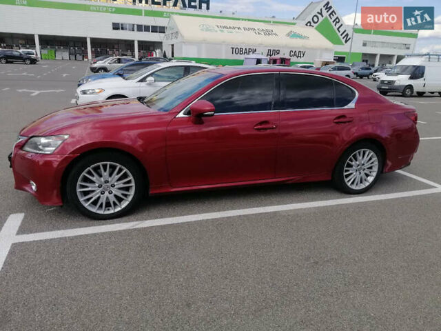 Красный Лексус ГС, объемом двигателя 3.46 л и пробегом 189 тыс. км за 22500 $, фото 1 на Automoto.ua