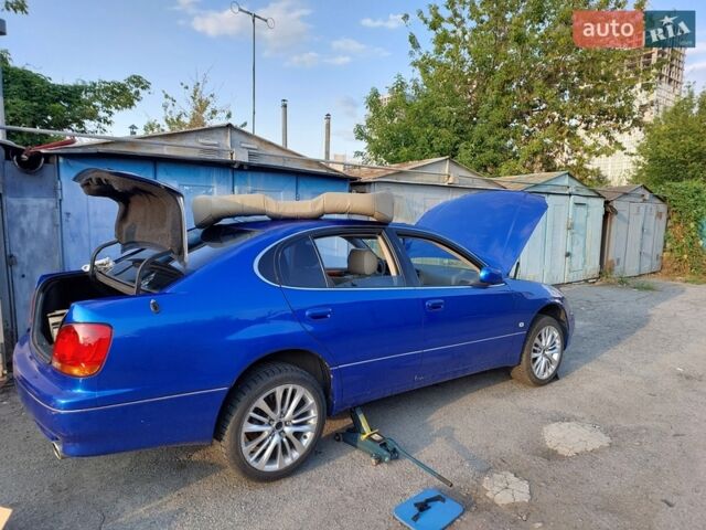 Синий Лексус ГС, объемом двигателя 3 л и пробегом 231 тыс. км за 7850 $, фото 2 на Automoto.ua