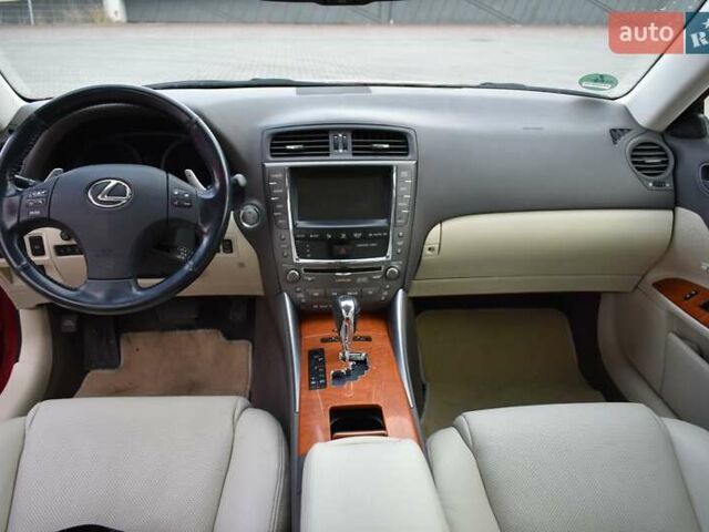 Красный Лексус ИС, объемом двигателя 2.5 л и пробегом 147 тыс. км за 9300 $, фото 32 на Automoto.ua