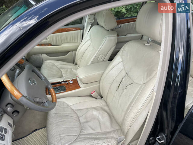 Черный Лексус ЛС, объемом двигателя 4.29 л и пробегом 314 тыс. км за 7420 $, фото 3 на Automoto.ua