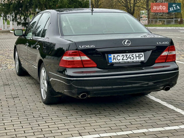 Черный Лексус ЛС, объемом двигателя 4.29 л и пробегом 307 тыс. км за 10000 $, фото 7 на Automoto.ua
