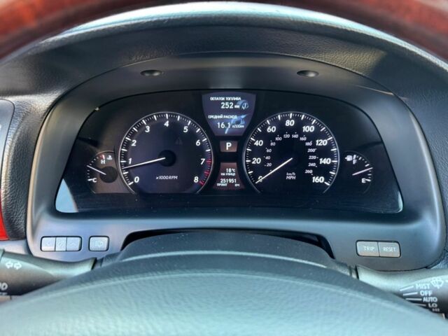 Чорний Лексус ЛС, об'ємом двигуна 4.6 л та пробігом 245 тис. км за 12700 $, фото 14 на Automoto.ua