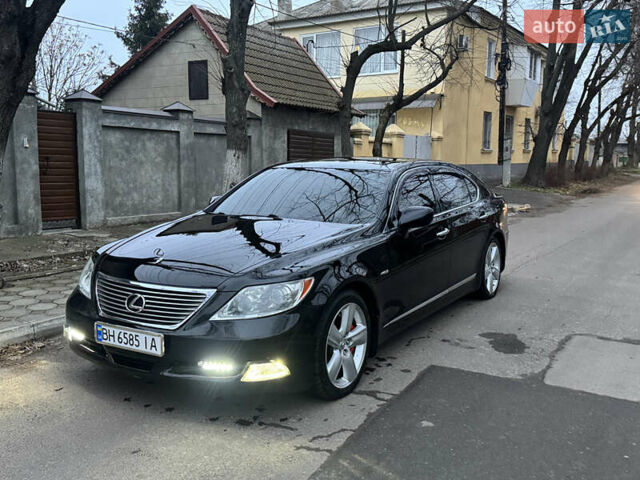 Черный Лексус ЛС, объемом двигателя 4.6 л и пробегом 215 тыс. км за 14300 $, фото 2 на Automoto.ua