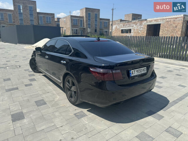 Черный Лексус ЛС, объемом двигателя 4.61 л и пробегом 320 тыс. км за 14500 $, фото 4 на Automoto.ua