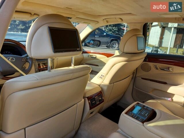 Черный Лексус ЛС, объемом двигателя 4.6 л и пробегом 160 тыс. км за 22499 $, фото 15 на Automoto.ua
