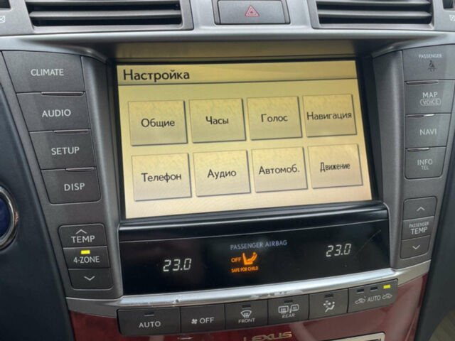 Чорний Лексус ЛС, об'ємом двигуна 4.97 л та пробігом 158 тис. км за 22500 $, фото 10 на Automoto.ua