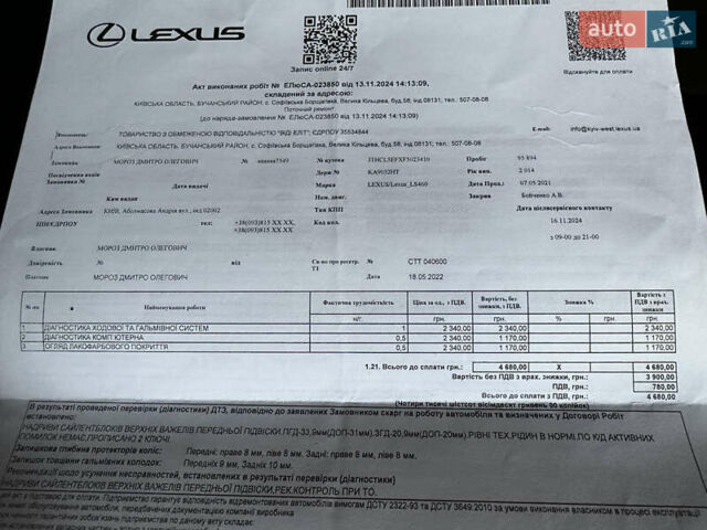 Черный Лексус ЛС, объемом двигателя 4.61 л и пробегом 99 тыс. км за 26500 $, фото 30 на Automoto.ua