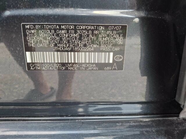 Серый Лексус ЛС, объемом двигателя 5 л и пробегом 340 тыс. км за 14500 $, фото 16 на Automoto.ua