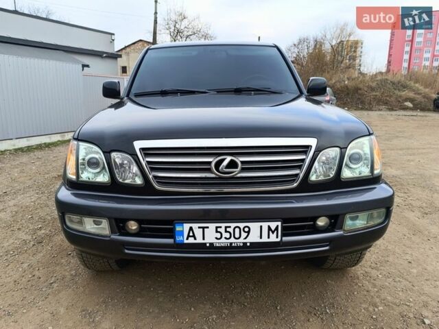 Черный Лексус ЛХ, объемом двигателя 4.66 л и пробегом 156 тыс. км за 14500 $, фото 1 на Automoto.ua