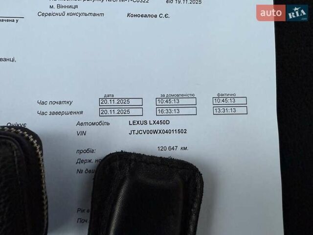 Черный Лексус ЛХ, объемом двигателя 4.46 л и пробегом 120 тыс. км за 69999 $, фото 122 на Automoto.ua