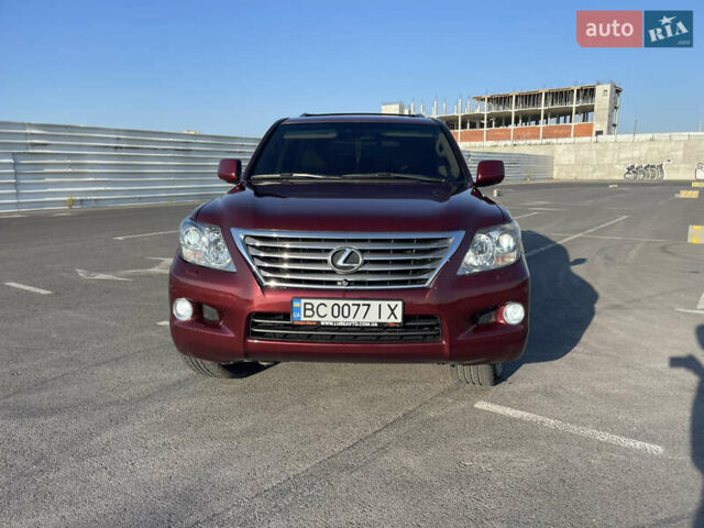 Красный Лексус ЛХ, объемом двигателя 5.66 л и пробегом 235 тыс. км за 24900 $, фото 3 на Automoto.ua