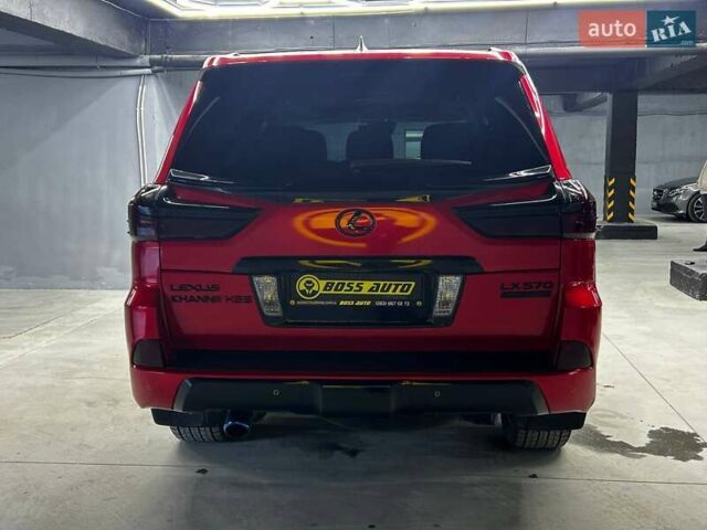 Красный Лексус ЛХ, объемом двигателя 5.7 л и пробегом 149 тыс. км за 74999 $, фото 4 на Automoto.ua