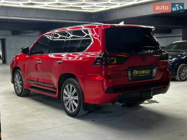 Красный Лексус ЛХ, объемом двигателя 5.7 л и пробегом 149 тыс. км за 74999 $, фото 3 на Automoto.ua